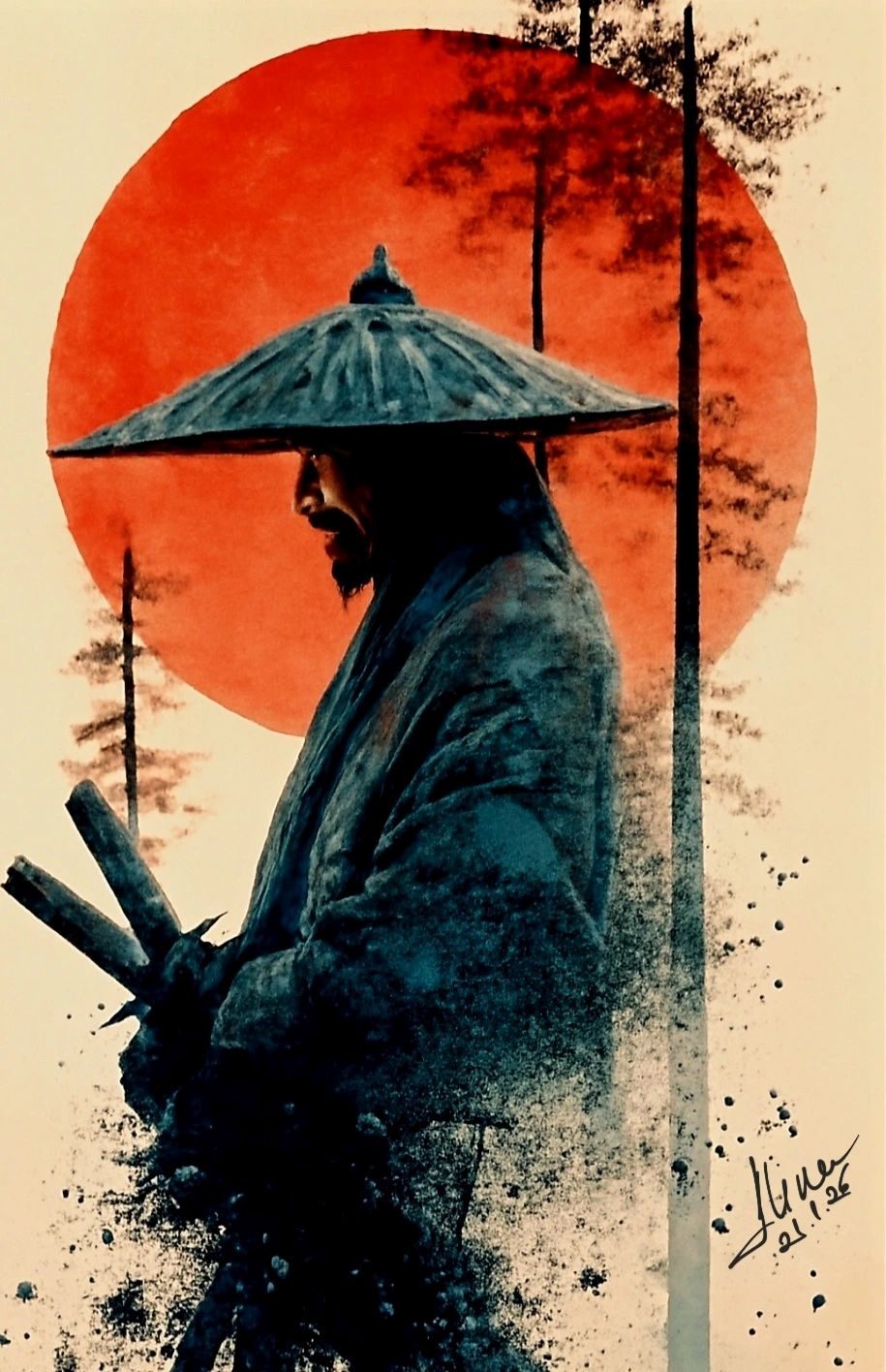 ArteDiAlina.com painting: Warrior spirit